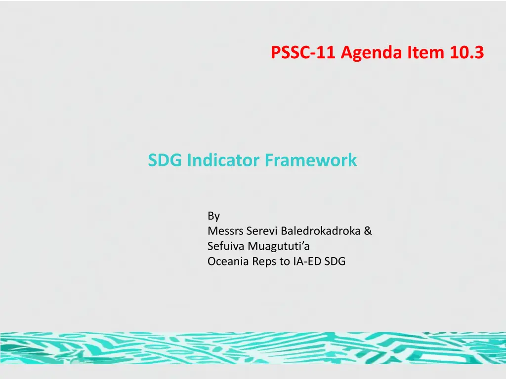 pssc 11 agenda item 10 3
