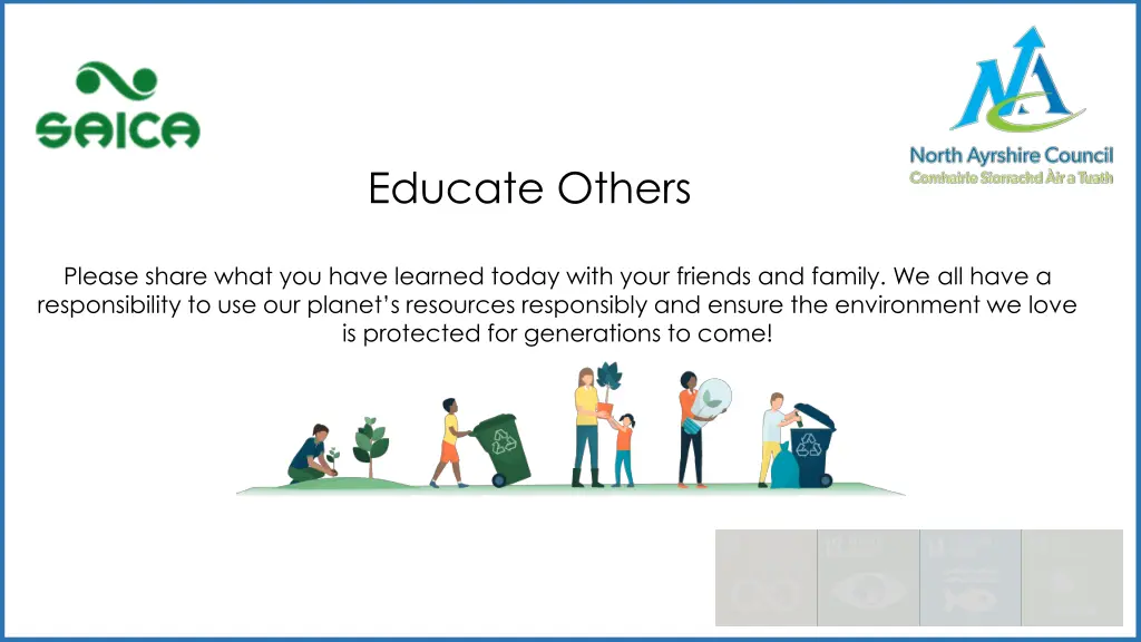 educate others