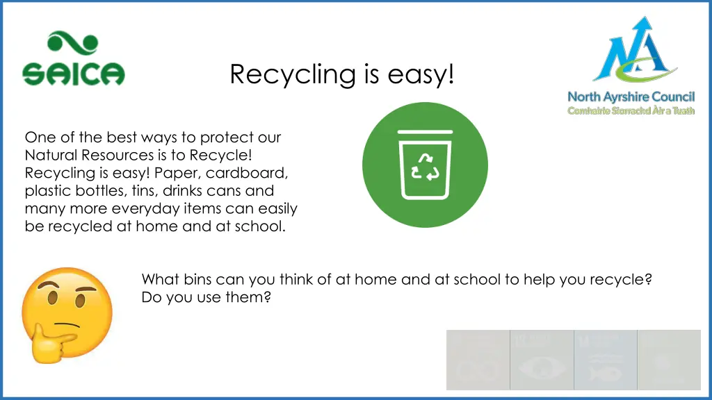 recycling is easy
