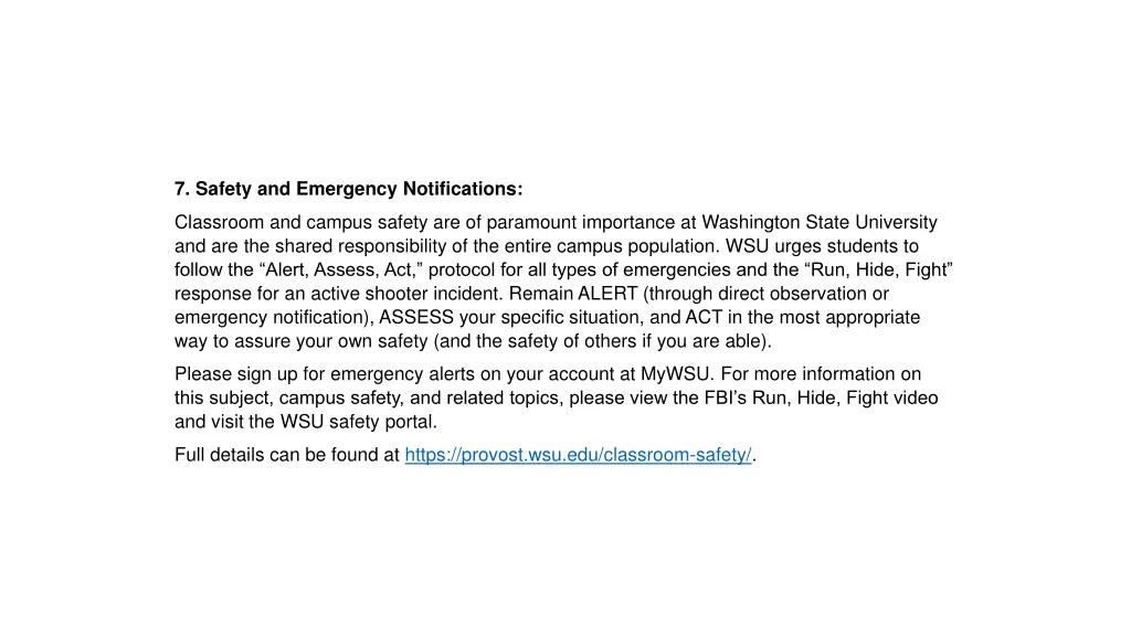 7 safety and emergency notifications