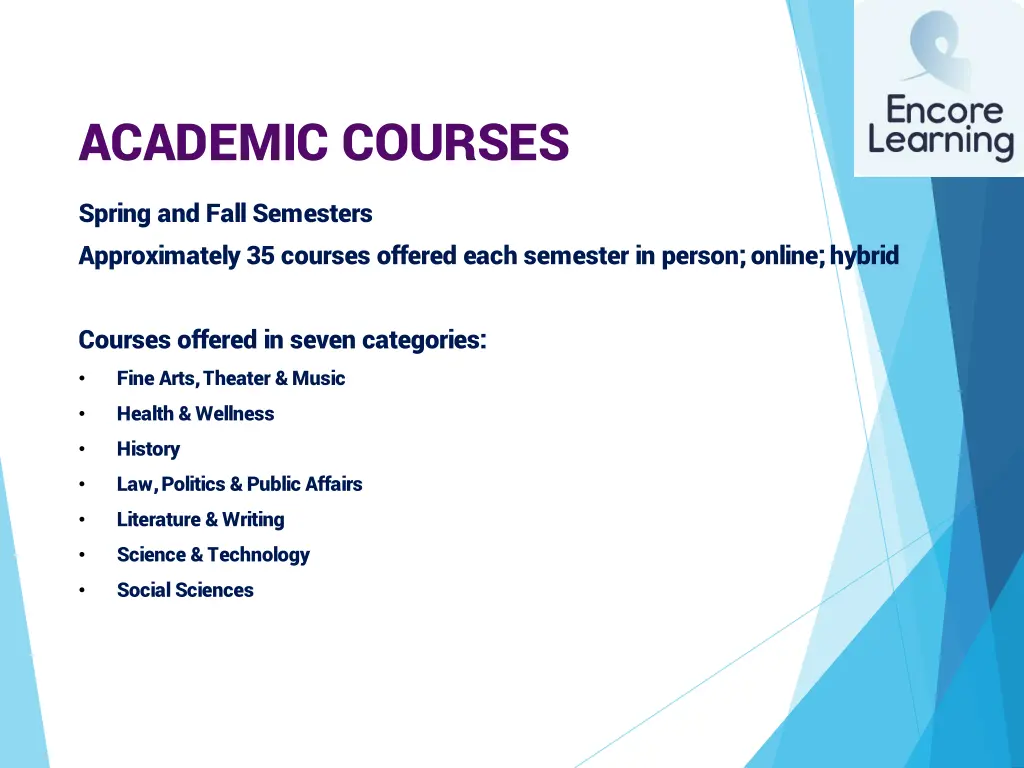 academic courses