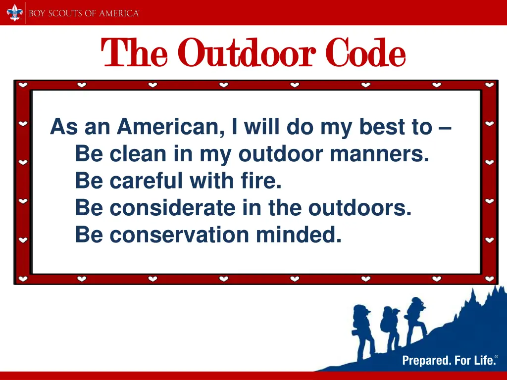 the outdoor code the outdoor code
