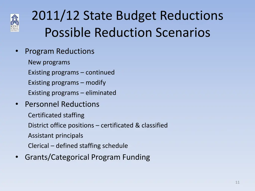 2011 12 state budget reductions possible 1
