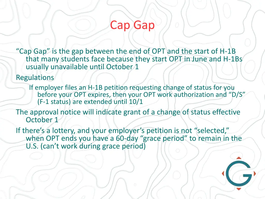 cap gap