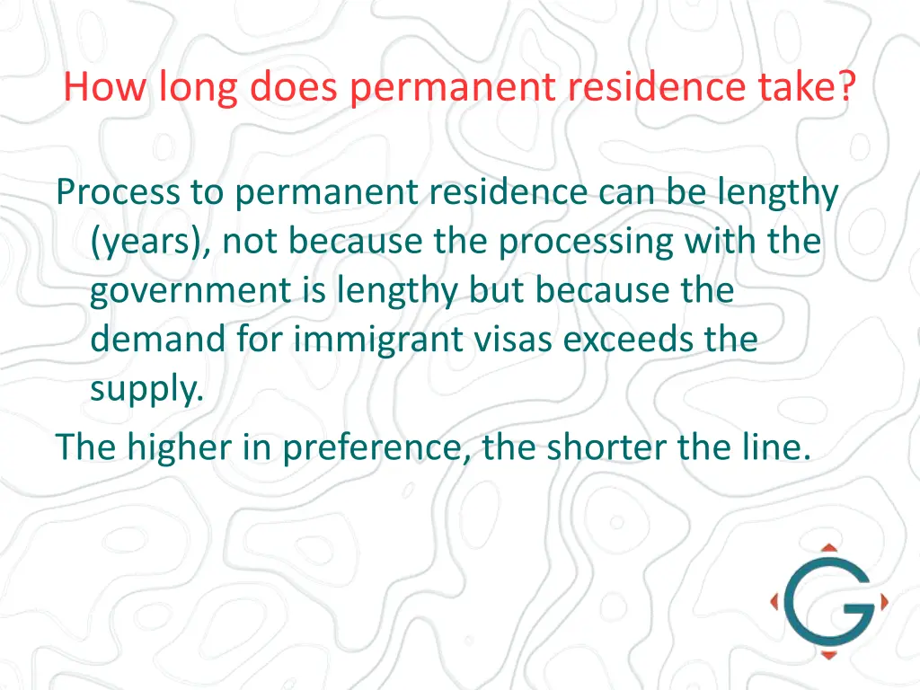how long does permanent residence take