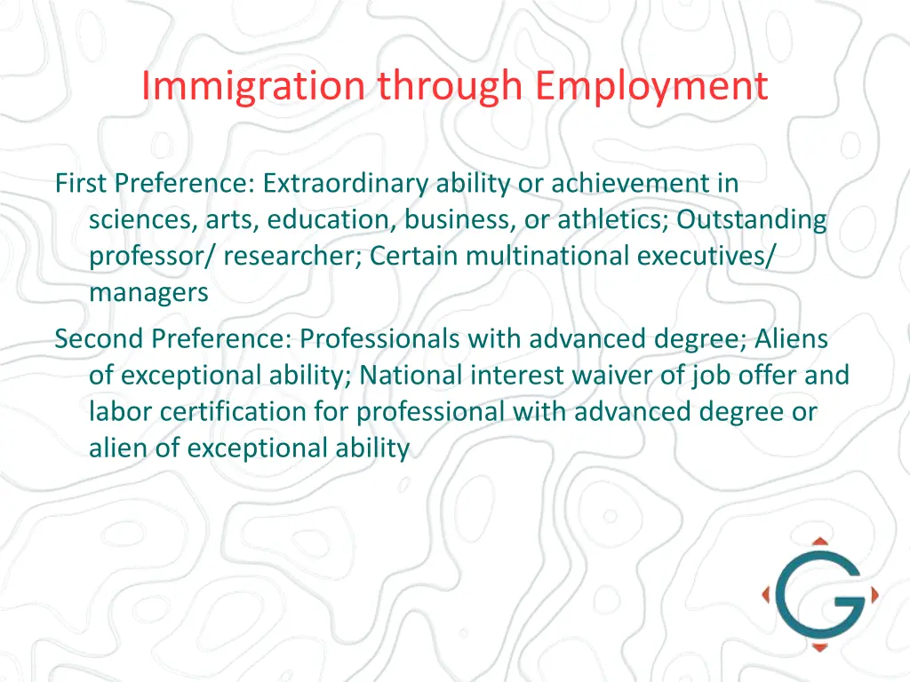 immigration through employment