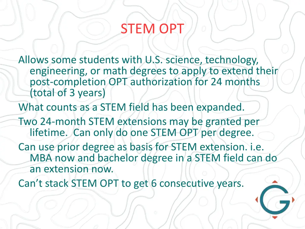 stem opt