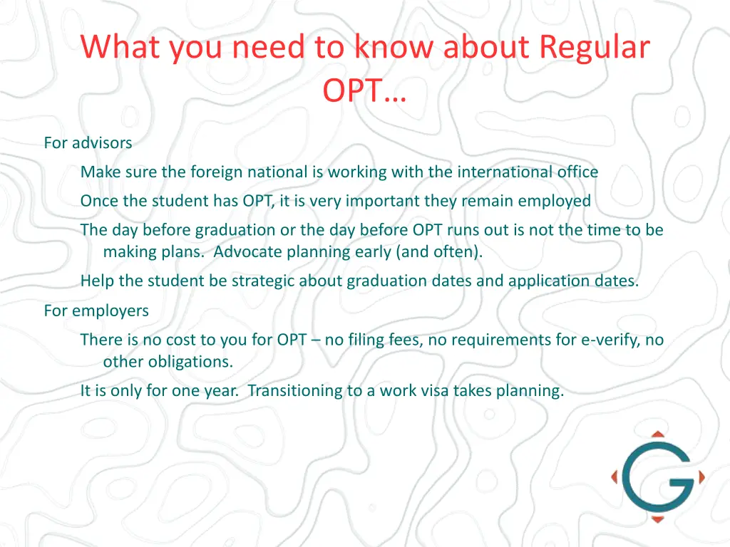 what you need to know about regular opt