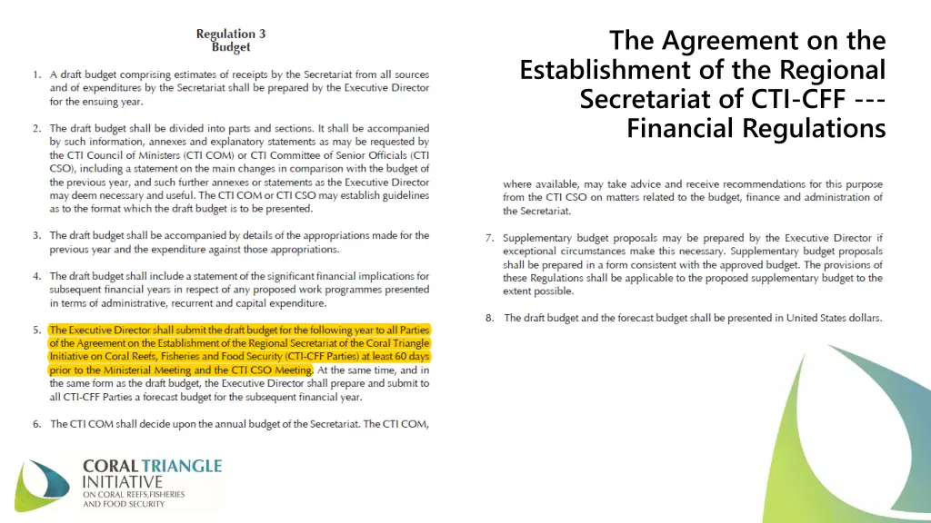 the agreement on the establishment 1