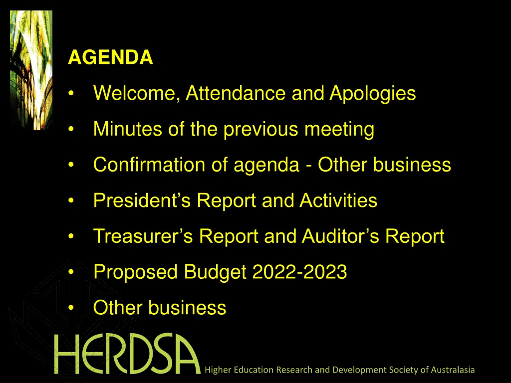 agenda