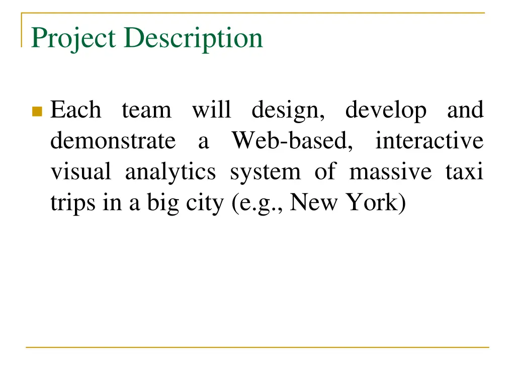 project description