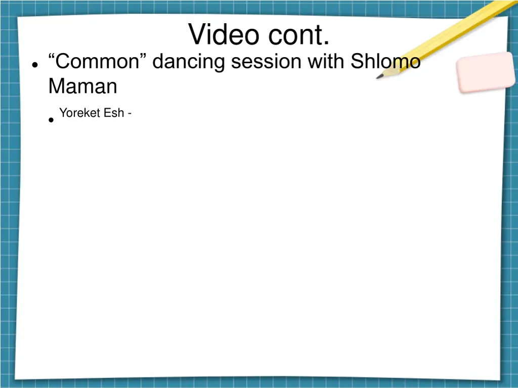 video cont