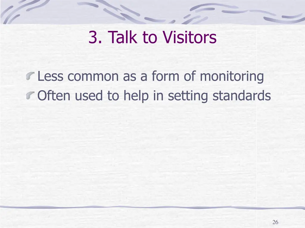 3 talk to visitors