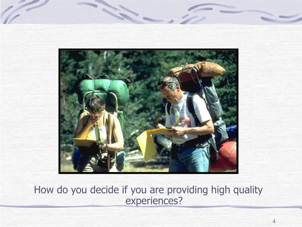 how do you decide if you are providing high