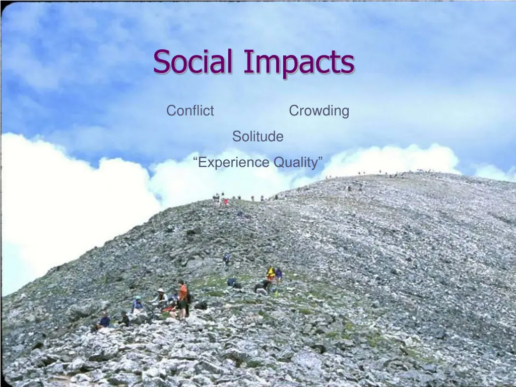 social impacts