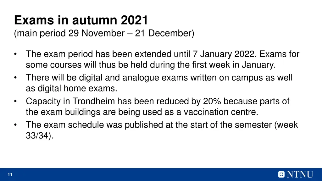 exams in autumn 2021 main period 29 november