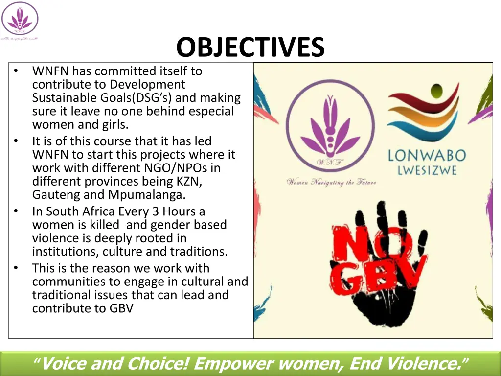 objectives