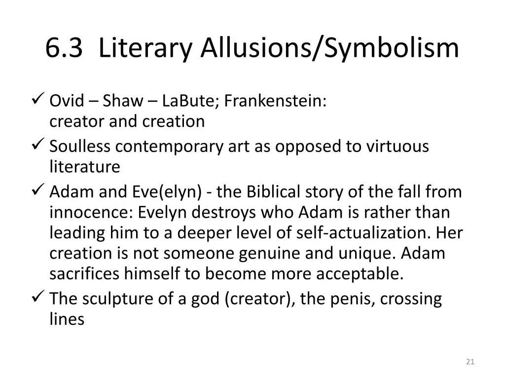 6 3 literary allusions symbolism