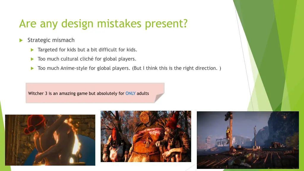 are any design mistakes present