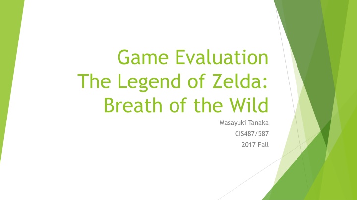 game evaluation the legend of zelda breath