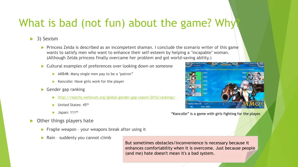 what is bad not fun about the game why 1