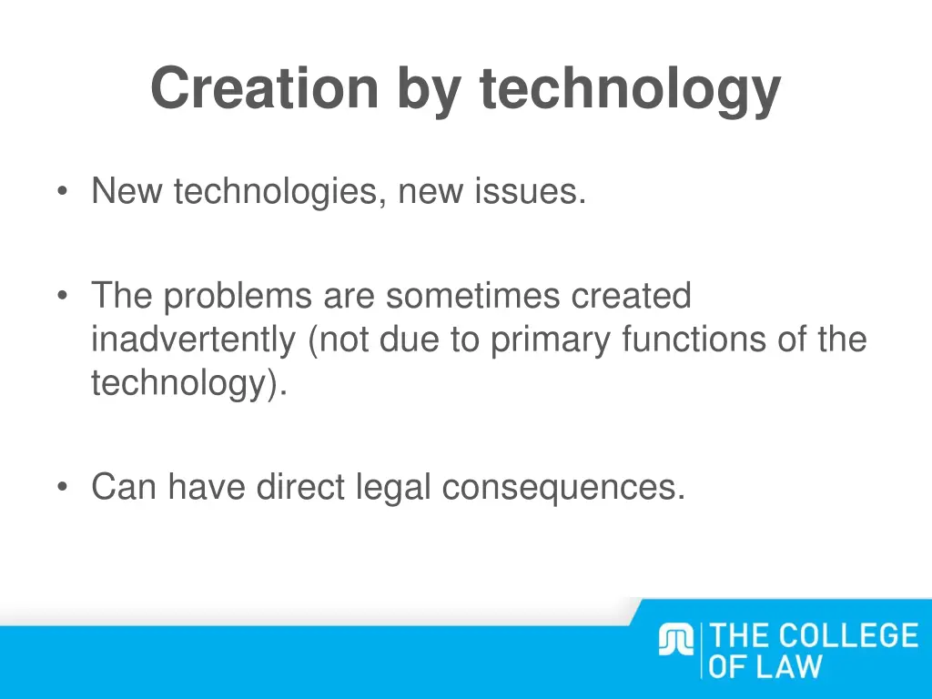 creation by technology