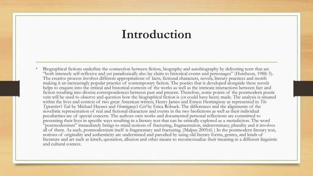 introduction