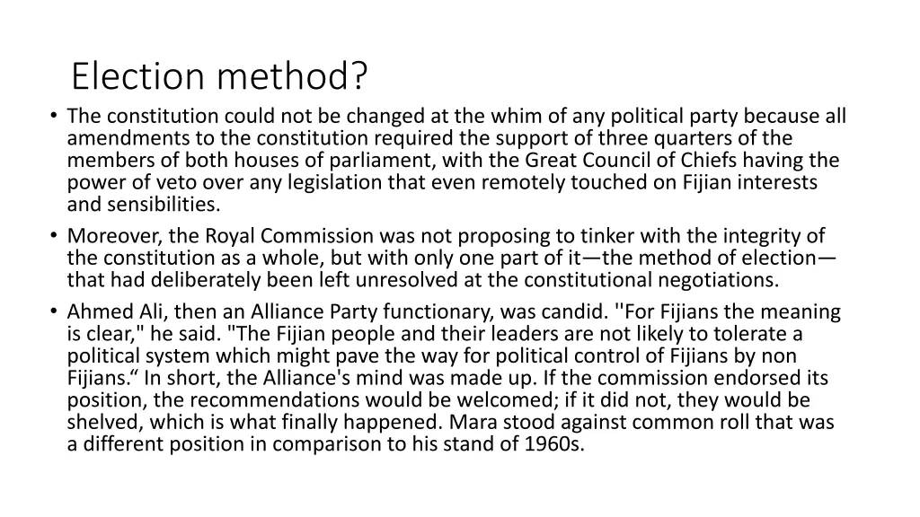 election method the constitution could