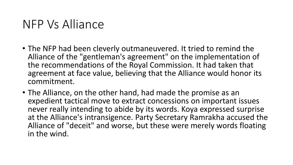 nfp vs alliance
