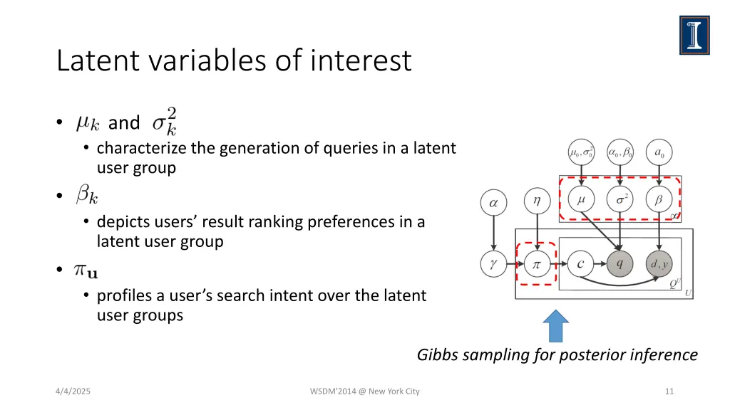 latent variables of interest