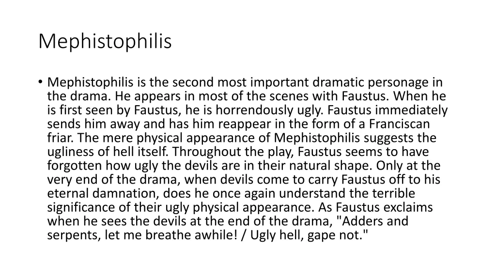mephistophilis