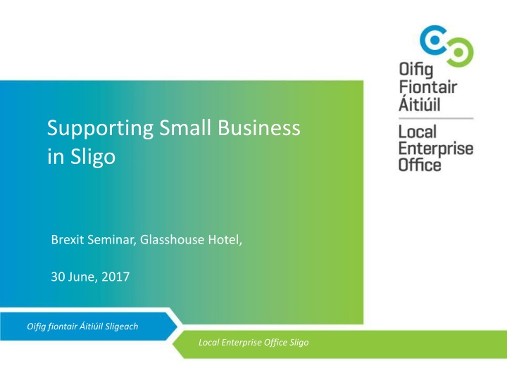 supporting small business in sligo