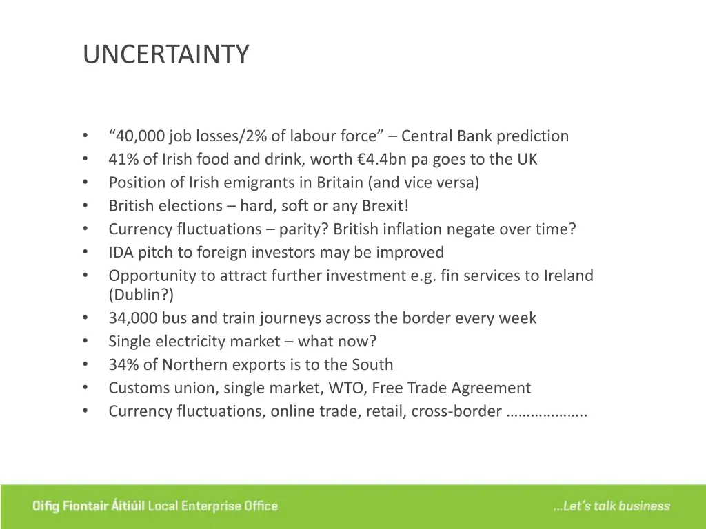 uncertainty