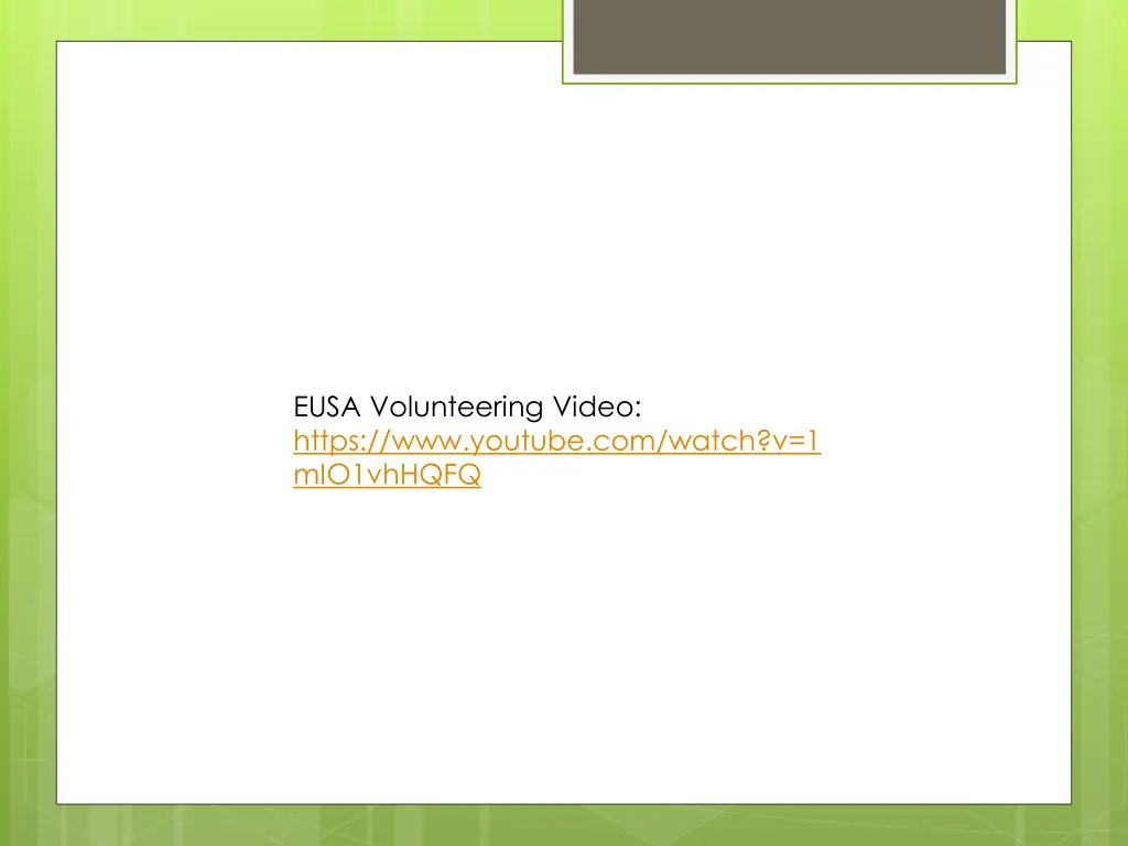 eusa volunteering video https www youtube