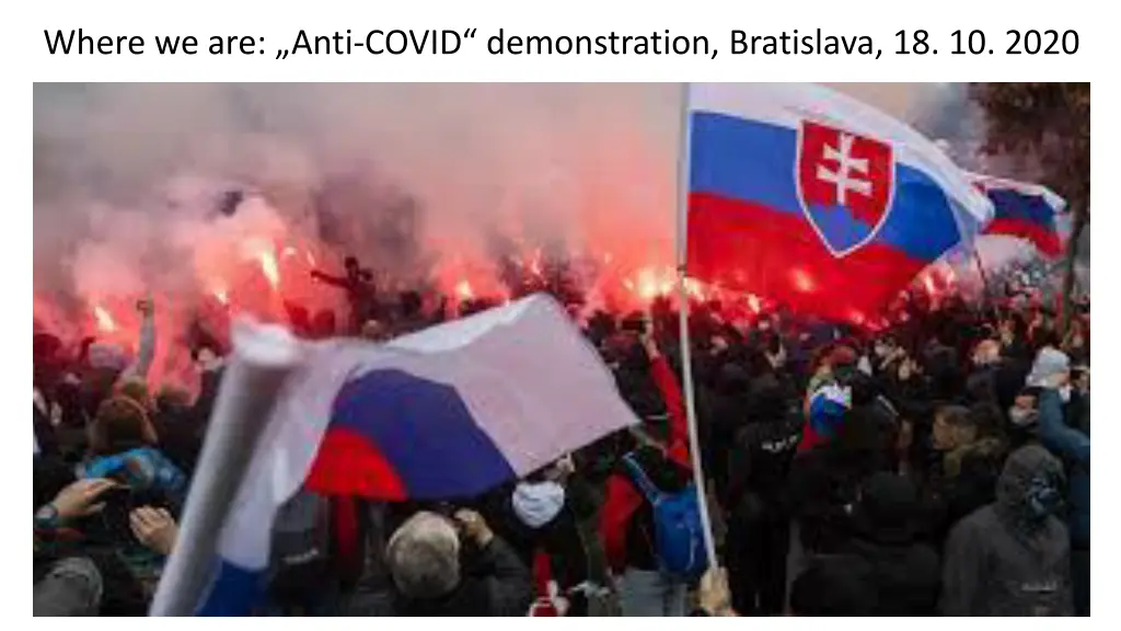 where we are anti covid demonstration bratislava