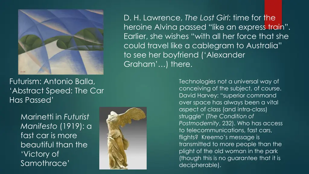 d h lawrence the lost girl time for the heroine