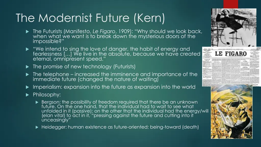 the modernist future kern