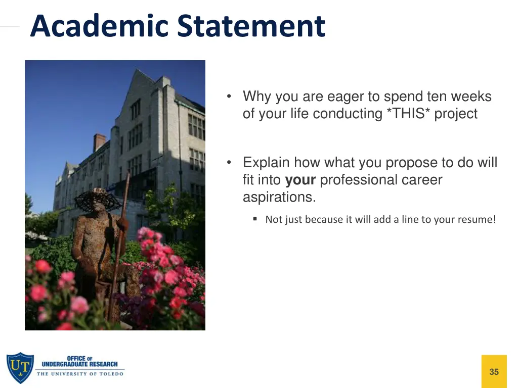 academic statement