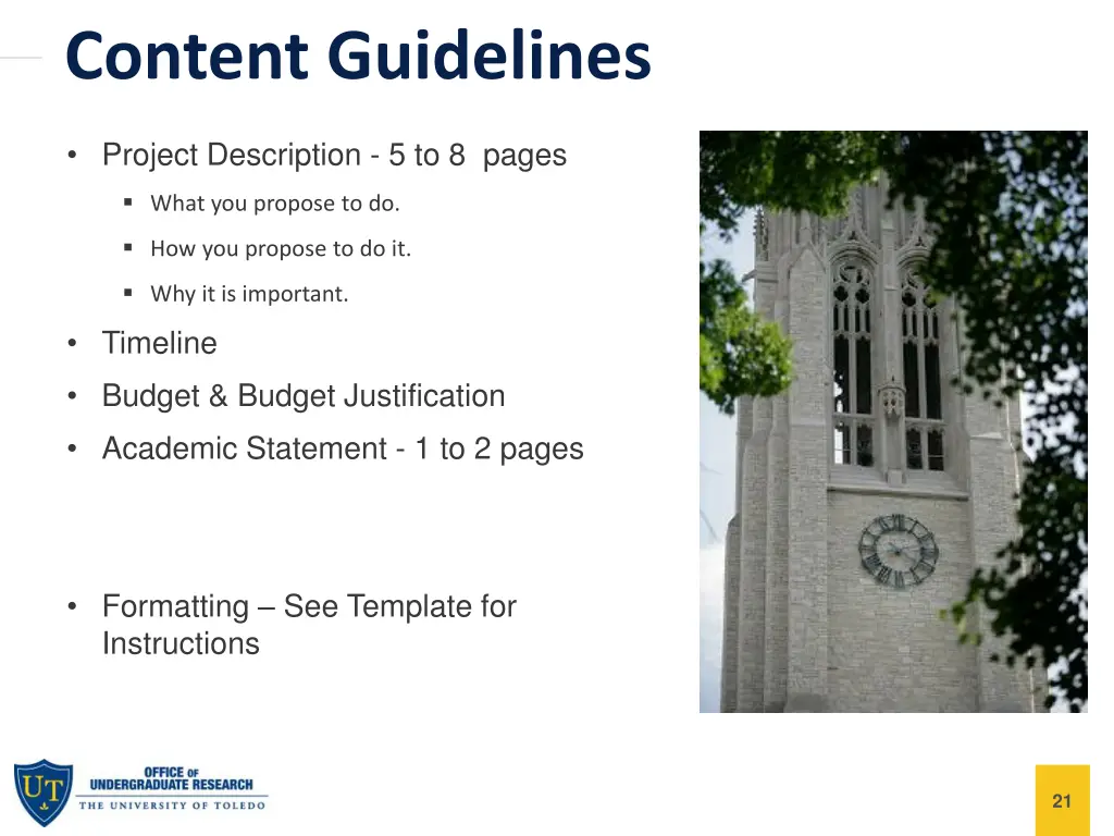 content guidelines