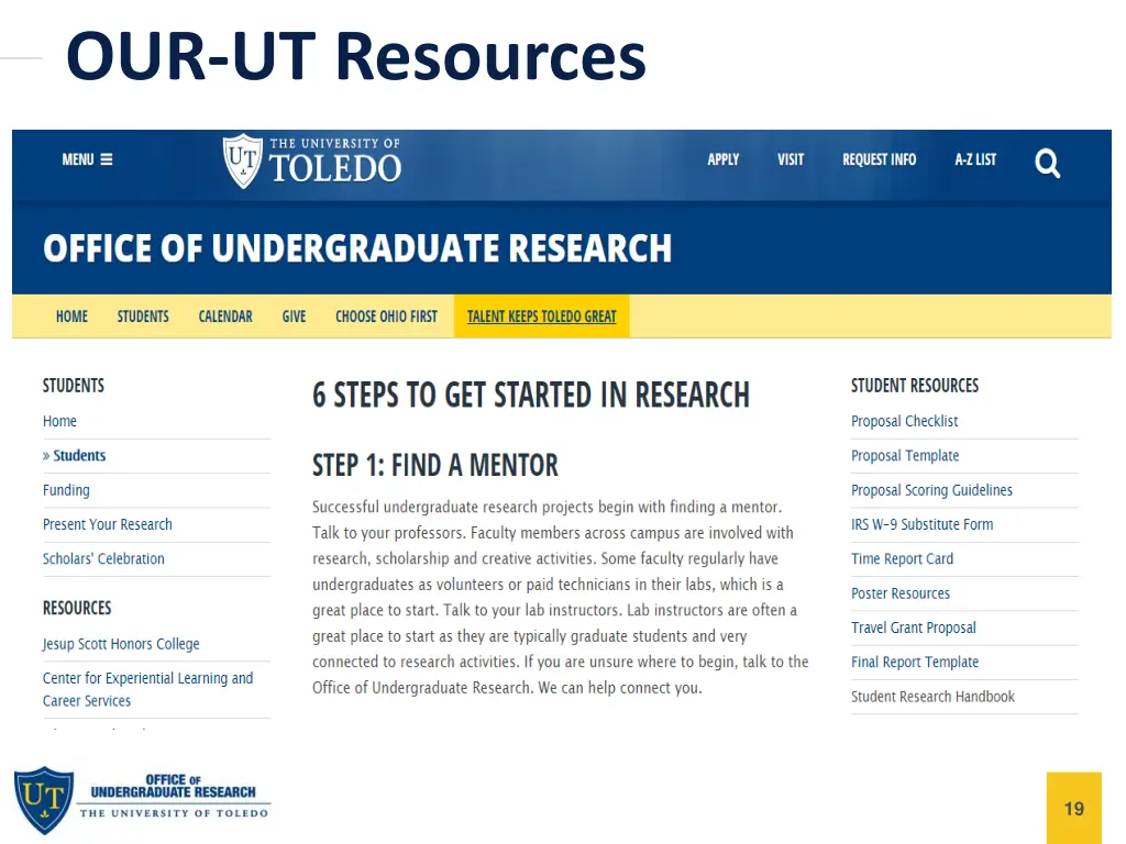 our ut resources