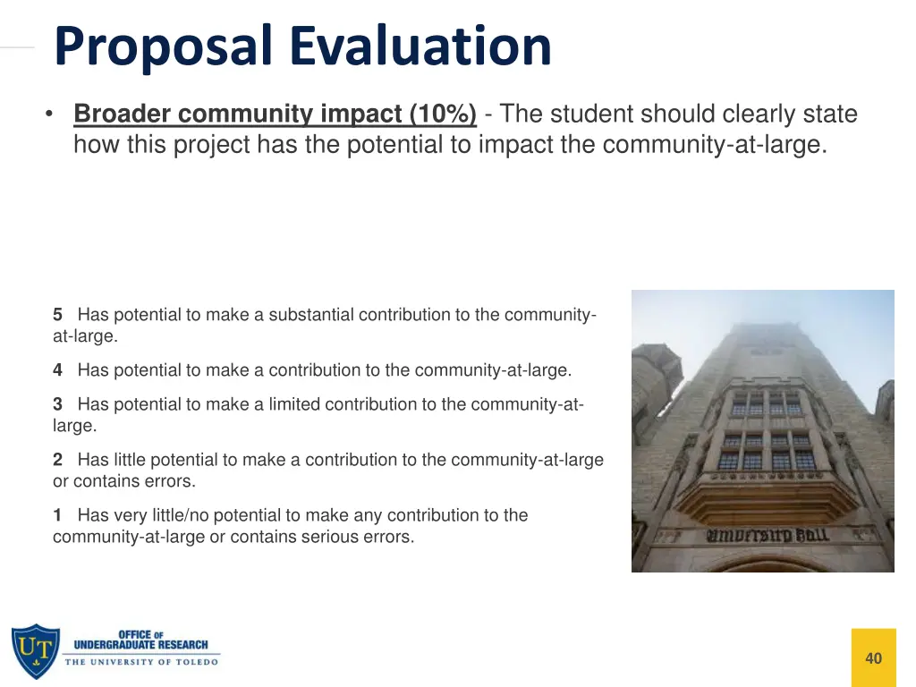 proposal evaluation 1