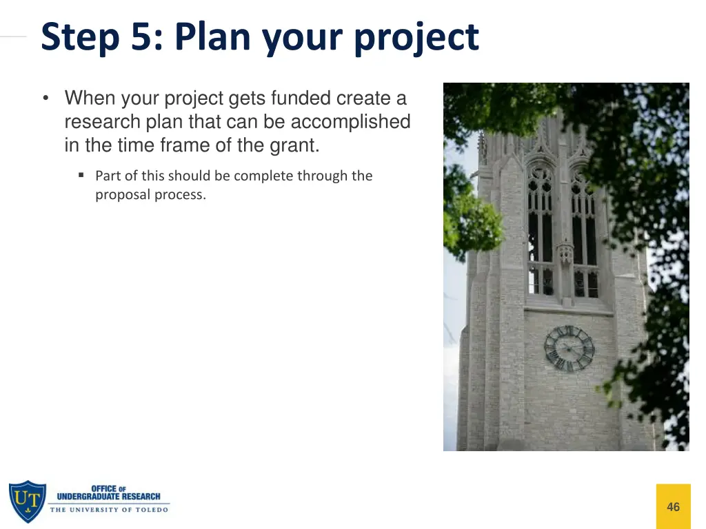 step 5 plan your project