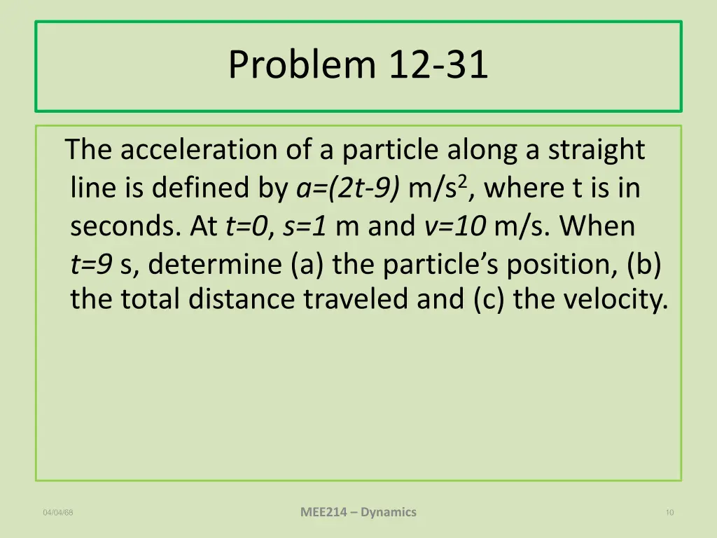 problem 12 31