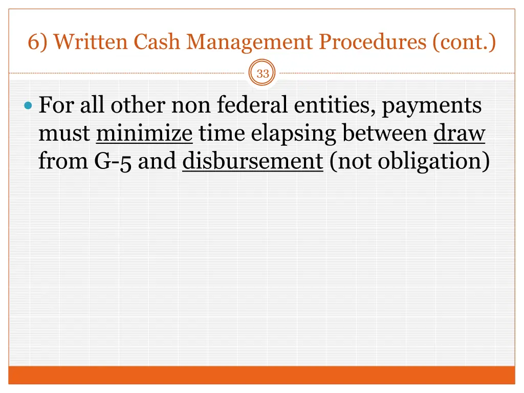 6 written cash management procedures cont 1