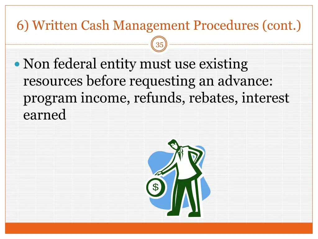 6 written cash management procedures cont 3