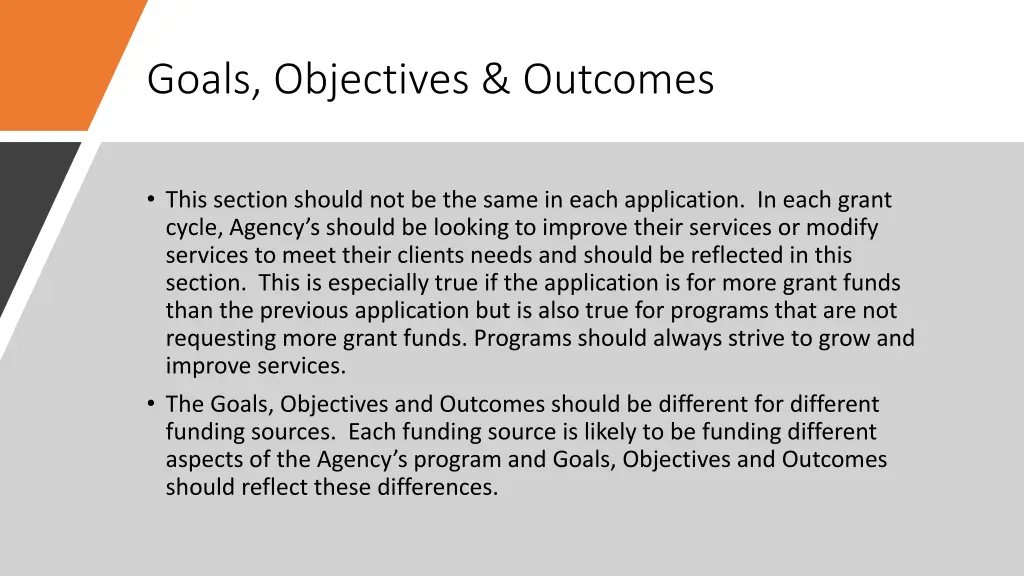 goals objectives outcomes 1