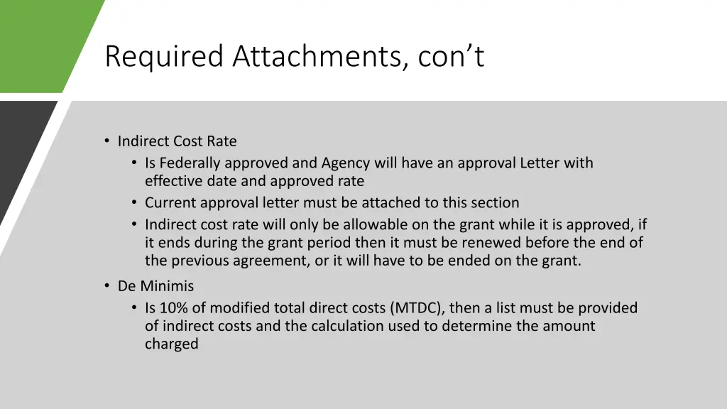 required attachments con t 2