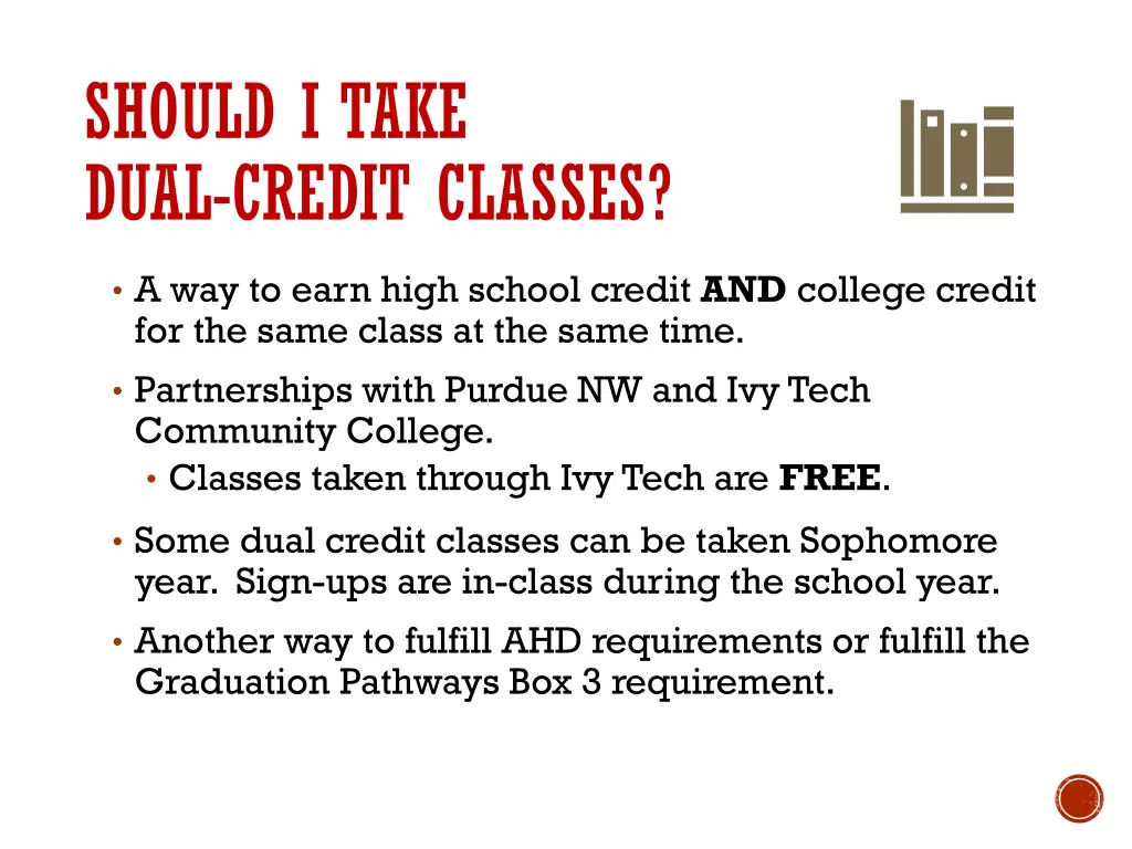 should i take dual credit classes