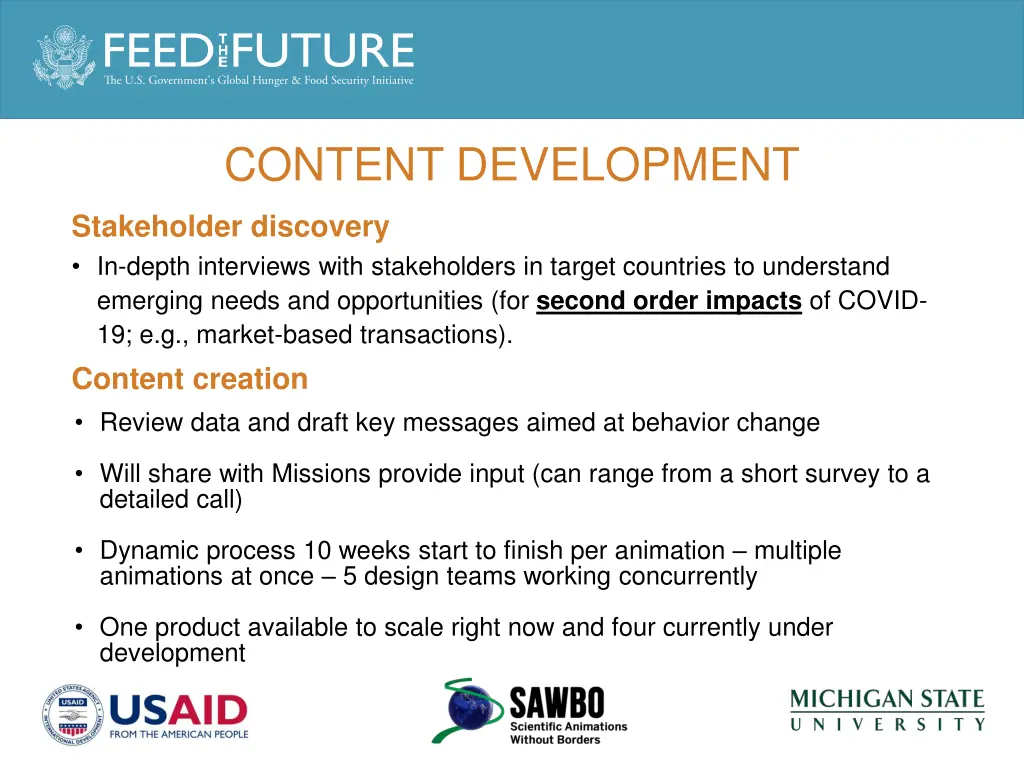 content development