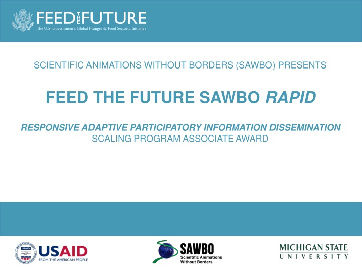 scientific animations without borders sawbo